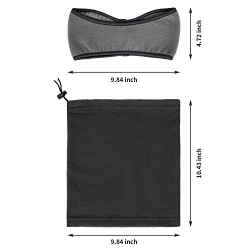 Bbto BBTO-NECK WARMER-01 6 Pieces Fleece Ear Warmers Headband Fleece Neck Warmer Ear Muffs Winter Headbands Neck Gaiter thumb #1