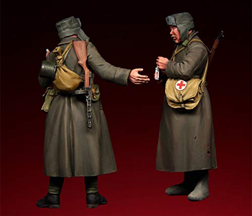 Kit de Figuras de Resina 1/35 136 Soldados Rusos Sin Pintar miniatura 2
