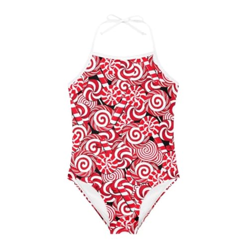 Image of Christmas One-Piece Swimsuits Beach Swimwear Bathing Suit for 3-10 Years Girls