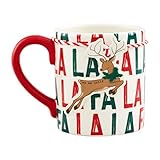 Mud Pie Christmas Mug and Ornament Set, Reindeer, 15 oz