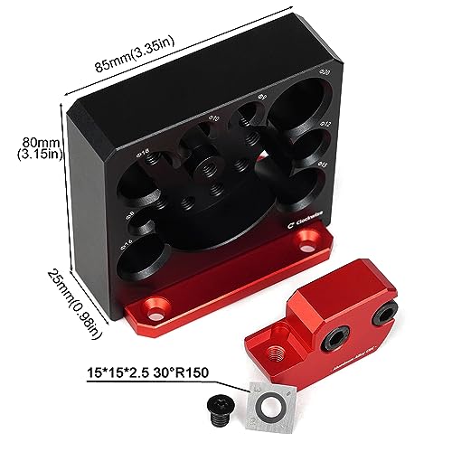 KETIPED Adjustable Drill Milling Dowel Round Rod Auxiliary Tool with Carbide Blade, Electric Drill Milling Cylindrical Woodworking Tool Dowel Maker Jig with 8/9/10/12/15/16/18/20mm Holes,035B 6 KETIPED Adjustable Drill Milling Dowel Round Rod Auxiliary Tool with Carbide Blade, Electric Drill Milling Cylindrical Woodworking Tool Dowel Maker Jig with 8/9/10/12/15/16/18/20mm Holes,035B - Image 6