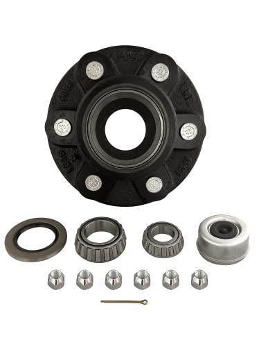 M-Parts Replacement Trailer Idler Hub Kit for 6,000LB Rated Trailer Axle, 6 on 5.5