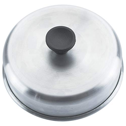 ABAFADOR DE HAMBURGUER DE ALUMINIO 16CM PARA LANCHES LANCHONETES RESTAURANTES