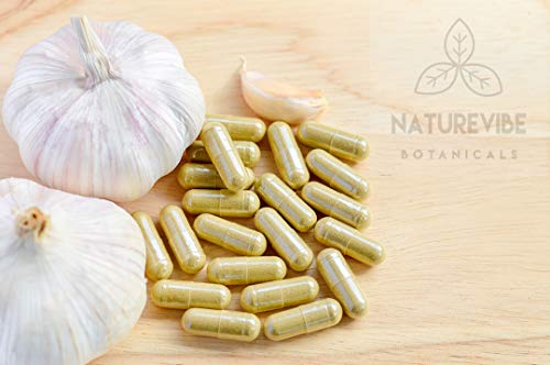 Naturevibe Botanicals 180 Garlic Capsules And 180 Capsules Moringa Oleifera | Capsules Combo Pack #TOP4