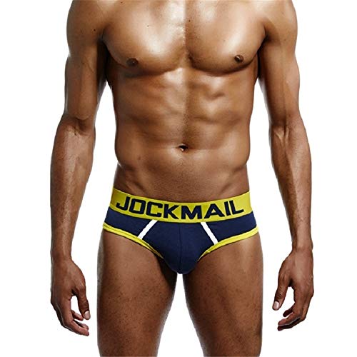JOCKMAIL Men Underwear Briefs Bottomless Sexy Cotton Sport Backless Underpanties Brief2