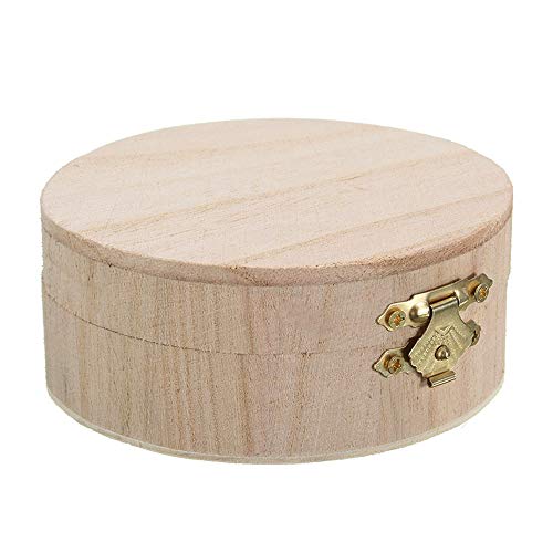 LVYIMAO Schmuckkästchen aus Holz, für Schmuck, Ringe, Halsketten, Armbänder, Geschenk, Aufbewahrungsbox aus Holz Cover