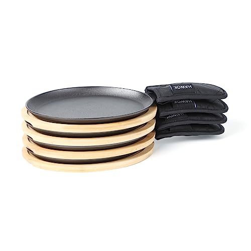 HAWOK 4-Piece Fajita Plate Set