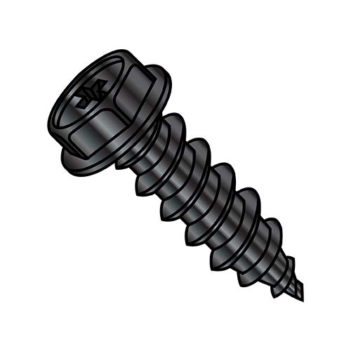 Tornillo autorroscante Phillips 6-18X1/2 negro pack 10000