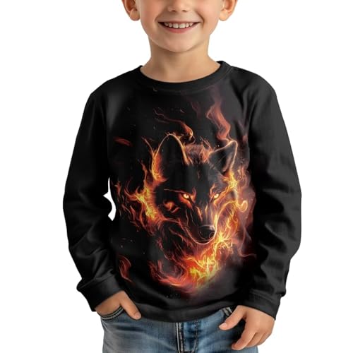 Image of Girls Basic Tee Shirts Outdoor Long Sleeve Shirt Winter Clothes Size 3-16 Top Fall Clothes Gift for Holiday