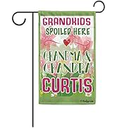 KafePross Grandkids Spoiled Here Grandma and Grandpa Garden Flag Nana's Love Grandchildren 12.5X1...