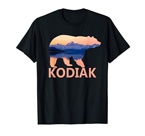 Kodiak Alaska Bear Lake Hiking Camping Nature Gift T-Shirt