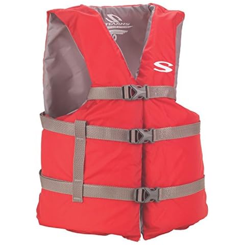 Stearns Adult Classic Series Life Vest, USCG Approved Type III Life Jacket with Standard & Oversized Fits, Great for Boating, Swimming, Watersports, & More Cover