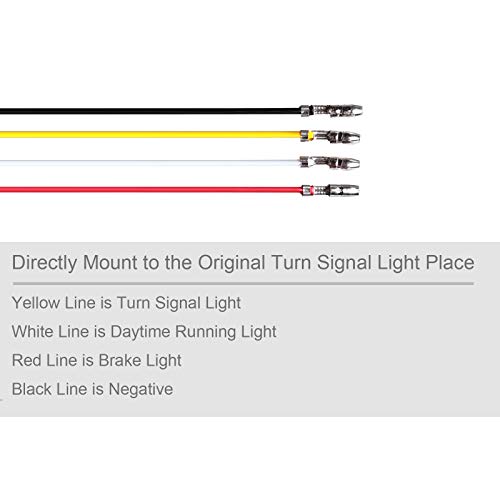 Seatecks 4pz Indicatori di Direzione per Moto