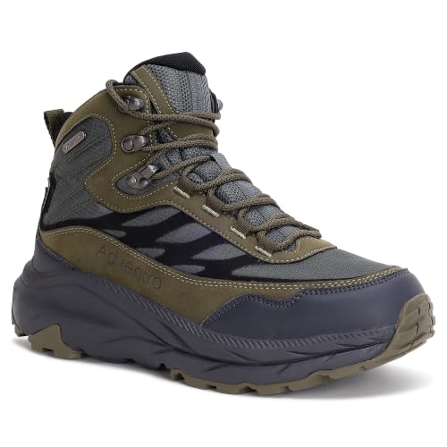Image of Waterproof Hiking Shoes | Mid Ankle | Ripstop Fabric | Anti Skid Rubber Sole | ET1112