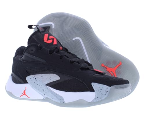 Nike Luka 2 Big Kids' Shoes (DZ3498-006, Black/Wolf Grey/White/Bright Crimson) Size 54