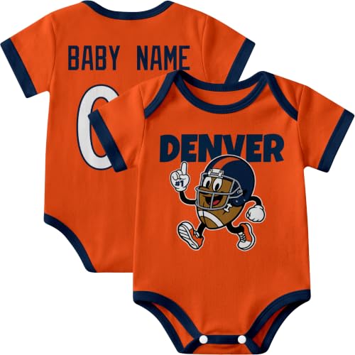 Image of KREDE Baby Clothes Custom Short Sleeves for Baby Boy Gifts | Custom Bodysuit with Number Name Gifts for Baby