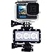 Suptig Diving Light - Waterproof Underwater Light for Gopro Hero 13/12/11/10/9/8/7/6/5/4/3/3+/Session/AKASO/DJI Osmo - 147ft (45m)