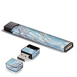 IT’S A Skin Decal Vinyl Wrap for Pax JUUL Vape with USB Charger Sticker Sleeve, Blue Marble...