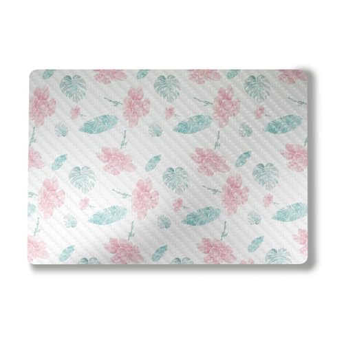 Image of Carbon Fiber Laptop Skin Compatible with Alienware M18 R2 (2024) - Paper Flowers - Premium 3M Vinyl Protective Wrap Decal Cover - Easy to Apply | Crafted in The USA by MightySkins