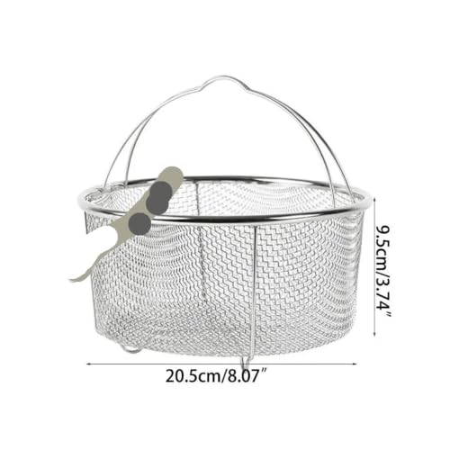 Cesta de Freír Multifuncional de Acero Inoxidable para Freidora Eléctrica 4XFB miniatura 6