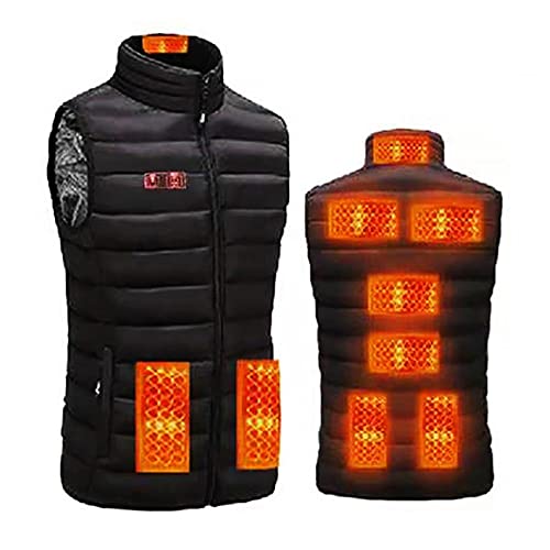 Gilet thermique contre le froid veste lavable 9 zones USB