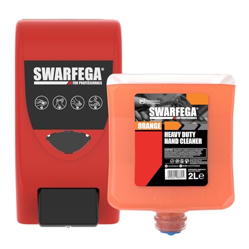 Nettoyant industriel mains Swarfega Orange kit distributeur 4L et sa recharge 2L