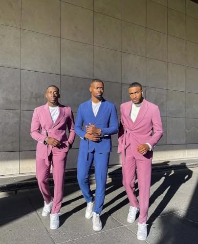 Men's Suit Slim Fit 2 Piece Suit Design Suit for Men Wedding Prom Dinner Jacket Pants Set4