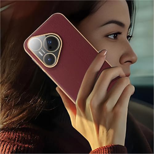 Coque Huawei Pura 80 antichoc marron protégeant l'objectif des rayures - 5