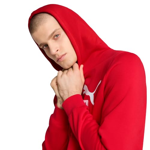 Image of PUMA Mens Essentials No. 1 Logo Hoodie Casual Outerwear Casual - Black