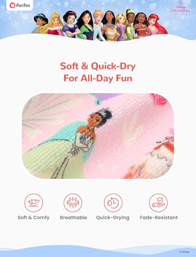 Image of Disney Princess Frozen Stitch Marvel Minnie Girl Swim Cover Up Terry Cloth Swimsuit Coverup Zip-up Bathing Suit Wrap Hooded