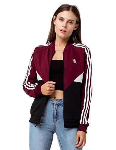 adidas Originals Women's Originals Colorado Superstar Tracktop, maroon, XS