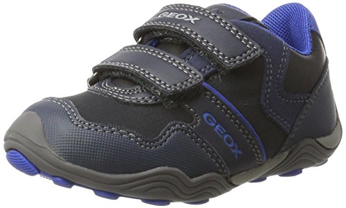 Geox Boy's ARNO 13 Sneaker, Dark Navy/Royal, 12 Little Kid