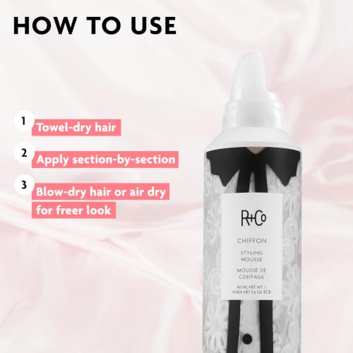 R+Co CHIFFON Styling Mousse, view 6