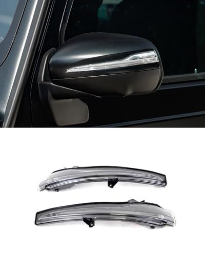 TZYSZDB Turn Signal Light, Side Mirror Lamp Rearview Mirror Light Indicator LED Light fit for Mercedes Benz G-Class G63 G500 G550 W464 W463A 2019-2024(Left+Right)