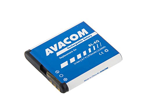 Batería para Nokia 6700 Classic BL-6Q (Ion de Litio, 3 V, 970 mAh) Cover