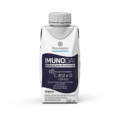 Bebida Láctea Piracanjuba Imunoday Sabor Original 200 ml, Branco