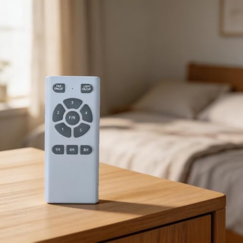 Miniatura 2 de Mando A Distancia De Plástico Para Ventilador De Techo Iluminado, Tecnología De Frecuencia Variable, Accesorio Compatible Con Modelos G, Blanco