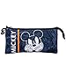 Produktbild KARACTERMANIA 2360 Mickey Mouse Dreifach HS Federmäppchen Blue, Dunkelblau