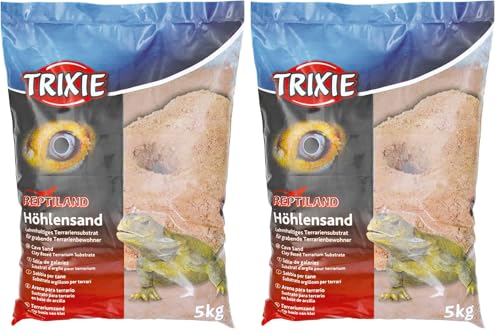 Trixie 76133 Sable Grotte pour terrariums Rouge foncé 5 kg (Lot de 2)