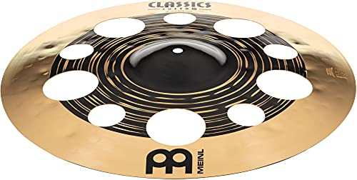 Meinl Cymbals Classics Custom Dual 18" Prullenbak Crash Cymbal met gaten, donkere en briljante afwerking - Made in Germany - voor Rock, Metal en Fusion, 2 jaar garantie, (CC18DUTRC) - Image 4