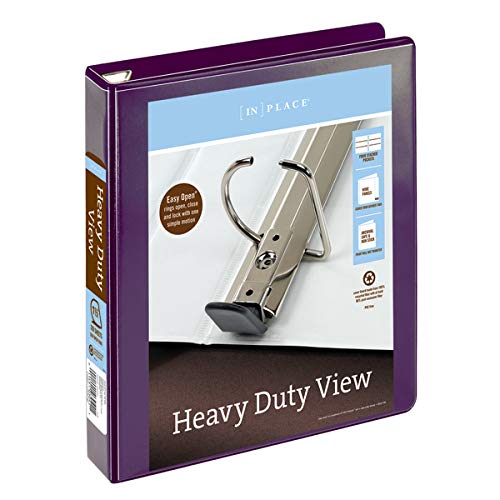 Office Depot Brand Heavy-Duty D-Ring View Binder, 1 1/2