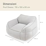 Zoom IMG-2 bananair pouf poltrona per salotto Zoom IMG-2 bananair pouf poltrona per salotto