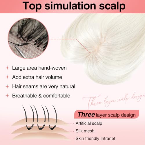 Cheveux clairsemés ? Solution frange à clipser 100% cheveux humains 25,4 cm