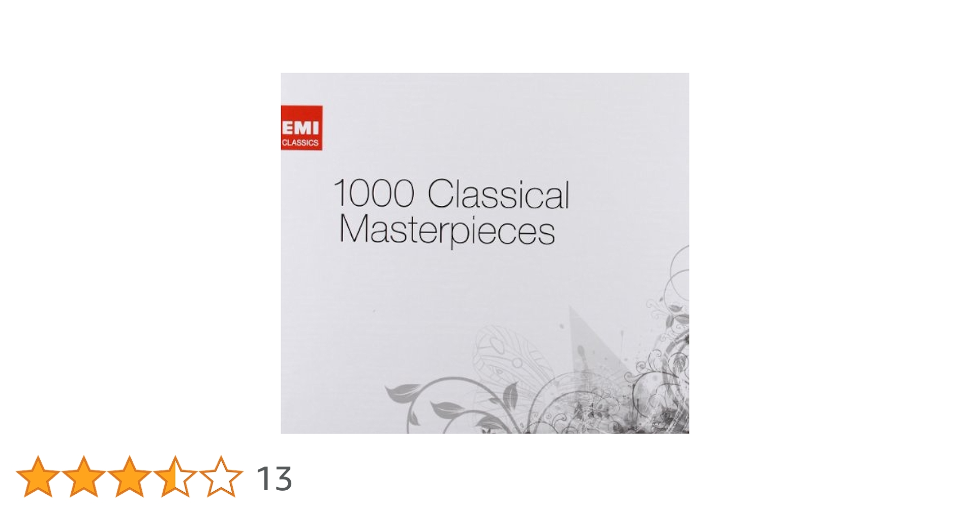 クラシック 1000 Classical Masterpieces (61CD) VARIOUS ARTISTS - 1000 Classical Masterpieces - Amazon.com Music