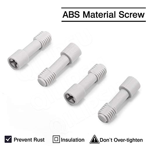 Qilipsu Junction Box With Mounting Plate 200X150X100Mm, Abs Plastic Diy Electrical Project Case Ip67 Waterproof Dustproof Enclosure Grey (7.9"X5.9"X3.9") #TOP4