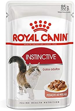 Royal Canin Sachê Instinctive Ração Úmida para Gatos Adultos, 85g