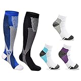 【Ampliamente utilizado】- Nuestros calcetines están diseñados para uso diario y son muy adecuados para correr, maratón, senderismo, ciclismo, fútbol, ​​tenis, fitness, embarazo, enfermeras, profesores, personal de almacén, viajes aéreos, etc.