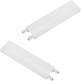 Aluminum Alloy Heat Sink, Cooling Liquid Cooler, Vacuum Aluminum Brazing Water Cooled Block, for Computer CPU/Industrial Inverter Drive(40x200mm)