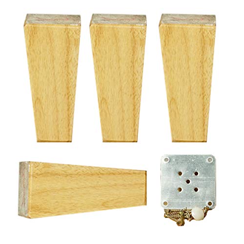 Patas de madera maciza para sofás y mesas de centro elegantes 2