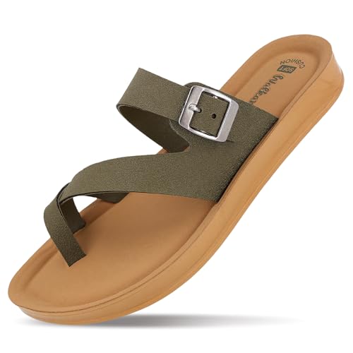Image of WALKAROO Fashion Sandals for Women with Cushion Sole, Light Weight and Comfortable for Casual Wear - WL7573